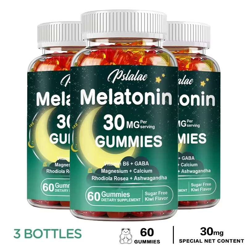 Melatonin Gummies - Support Natural Sleep Cycles, Relieve Anxiety, Promote Restful Sleep, Gluten Free, Dietary Supplement